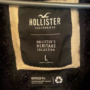 Hollister Black Heritage Collection long jacket